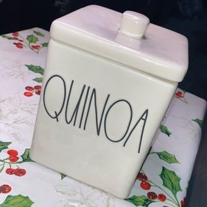 Quinoa canister by Rae Dunn